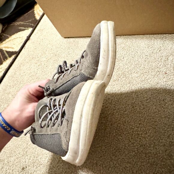 Hey Dude Women Size 9 Kenina Sparkling Grey Laced Slip On Comfort Casual Summer - Picture 5 of 6